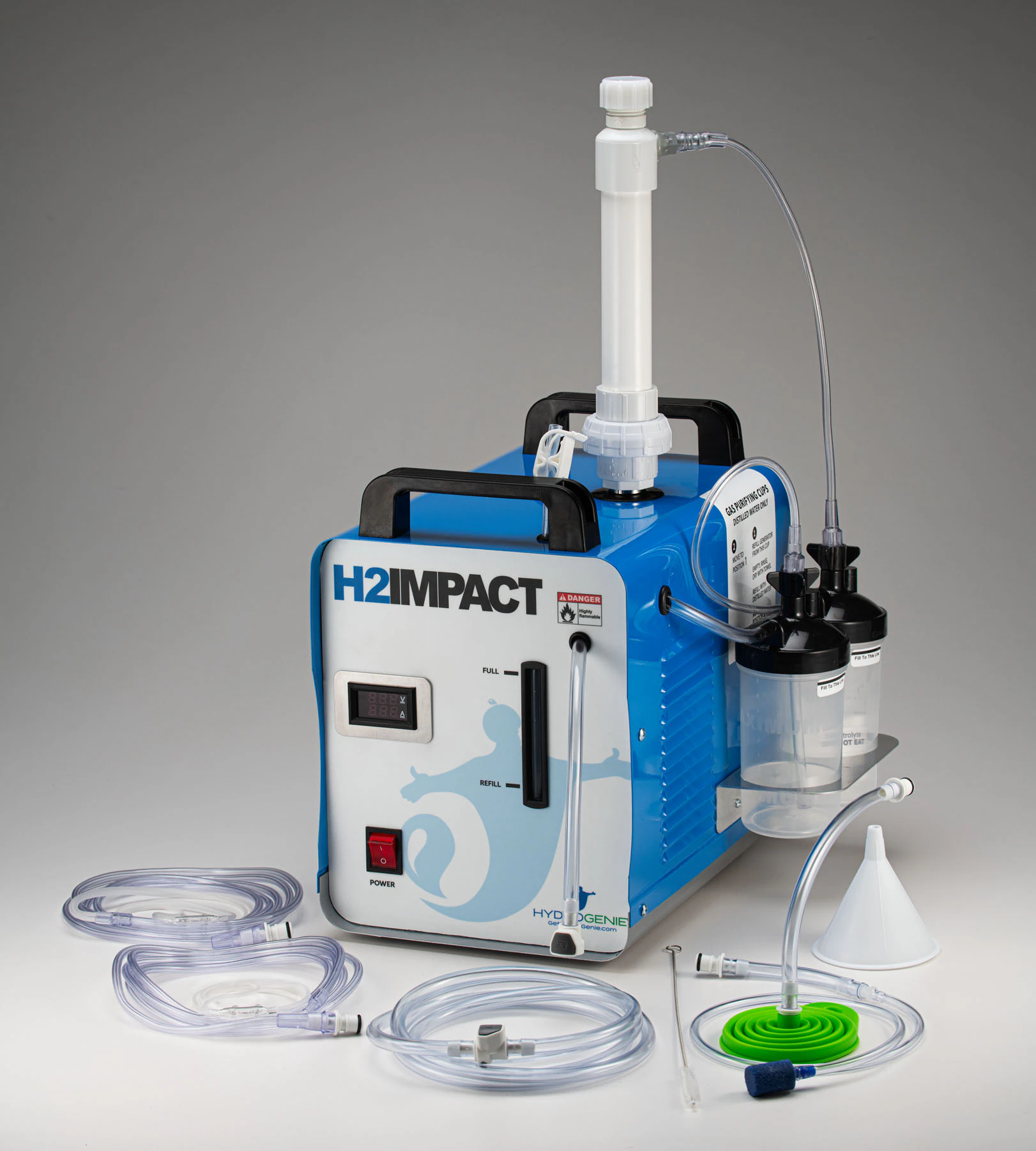 H2 Impact machine and included accessories